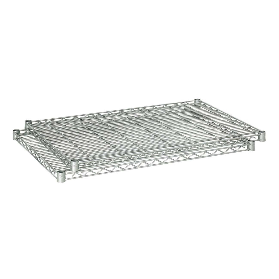 5290GR Wire Shelving - 36.0" x 24.0" x 1.5" - Steel - 2 x Shelf(ves) - Metallic Gray