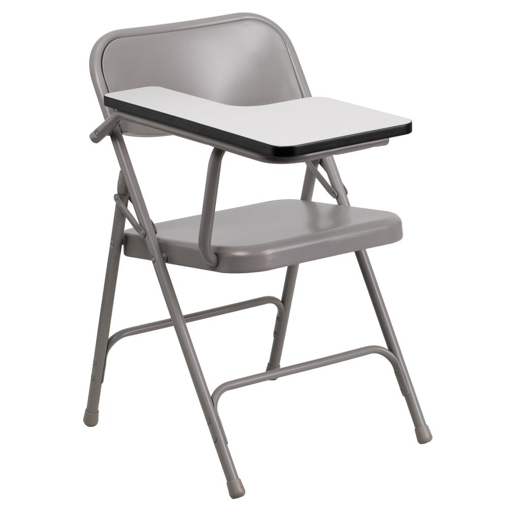 Steel Folding Chair with Tablet Arm