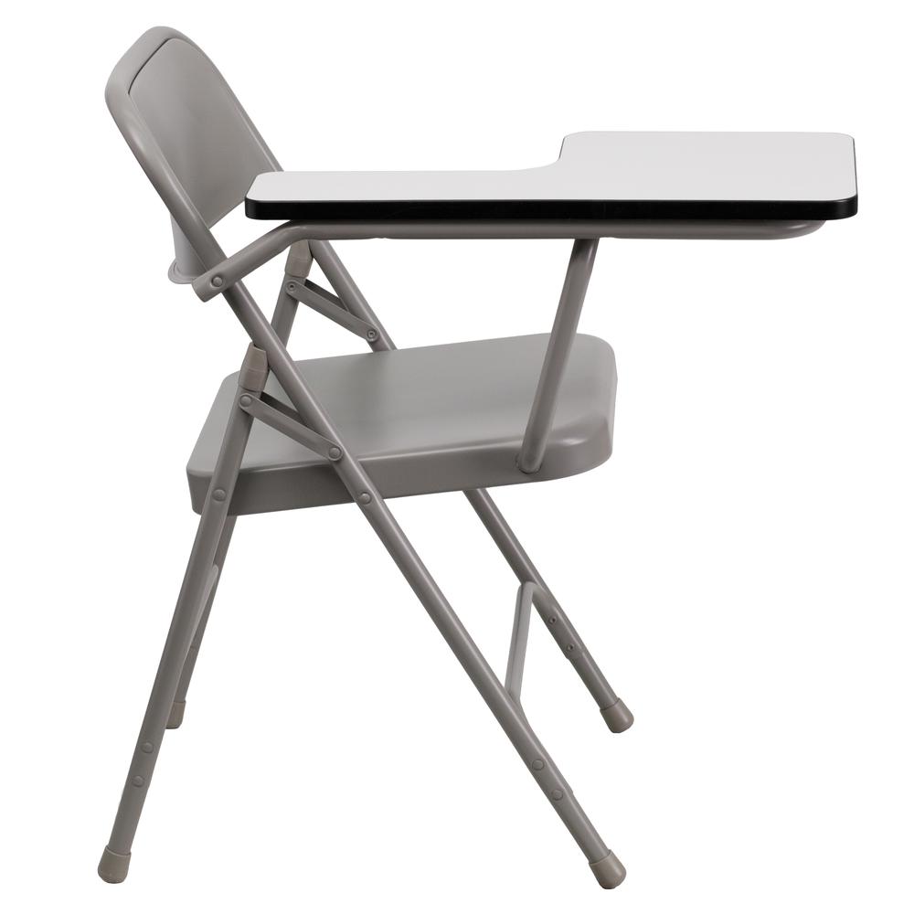 Steel Folding Chair with Tablet Arm