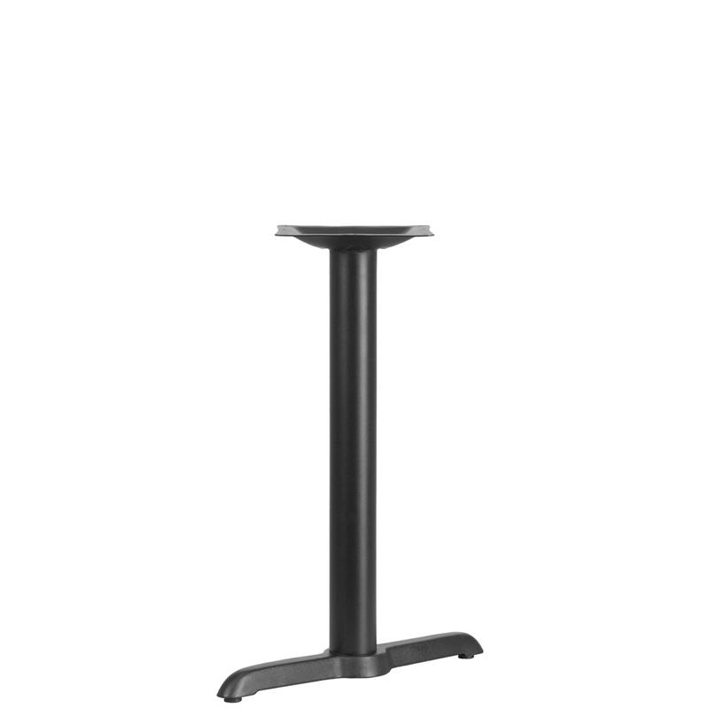 5- x 22- T-Base with 3- Dia. Column for Restaurant Table
