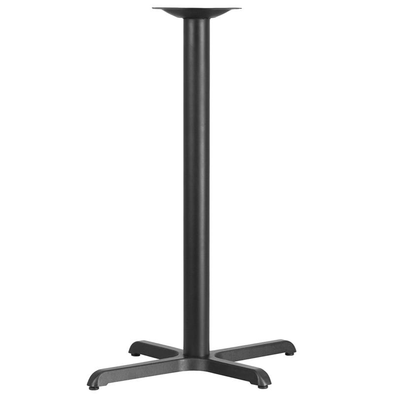 23.5- x 29.5- Table X-Base with Bar Height Column
