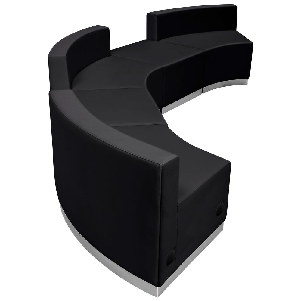 Hercules Alon Series Black LeatherSoft Reception Configuration - 5 Pieces