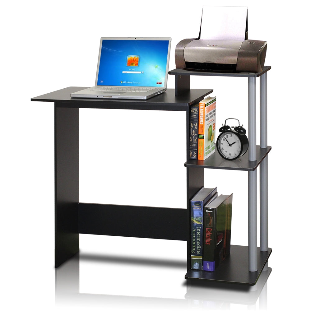 Image of Efficient Home Laptop Notebook Computer Desk,Black/Grey