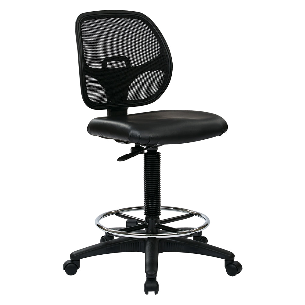 Deluxe Mesh Back Drafting Chair with 20" Footring