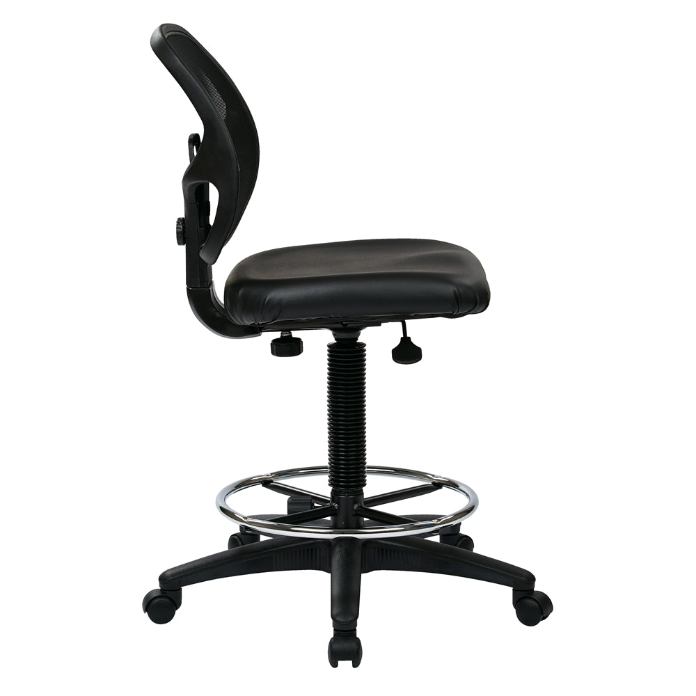 Deluxe Mesh Back Drafting Chair with 20" Footring