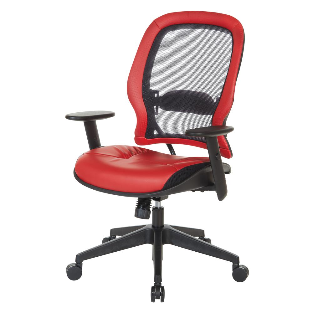 Dark Air GridÂź Back Managers Chair, Black/Lipstick