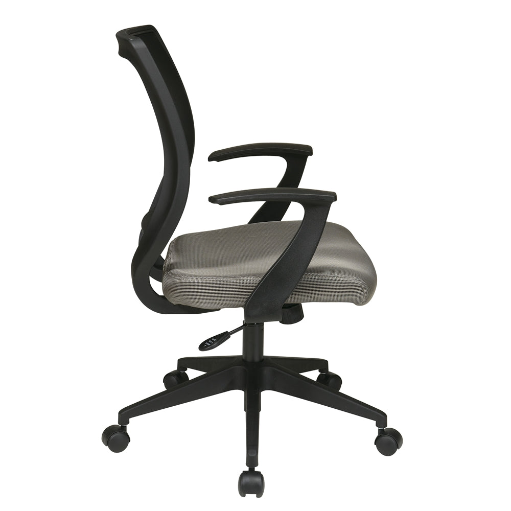 Task Chair with Screen Back and "T" Arms
