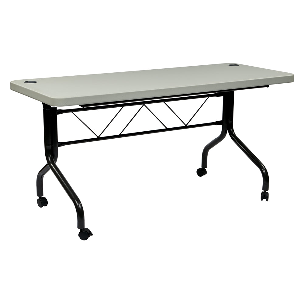 5' Resin Flip Table with Locking Casters - Multi Purpose