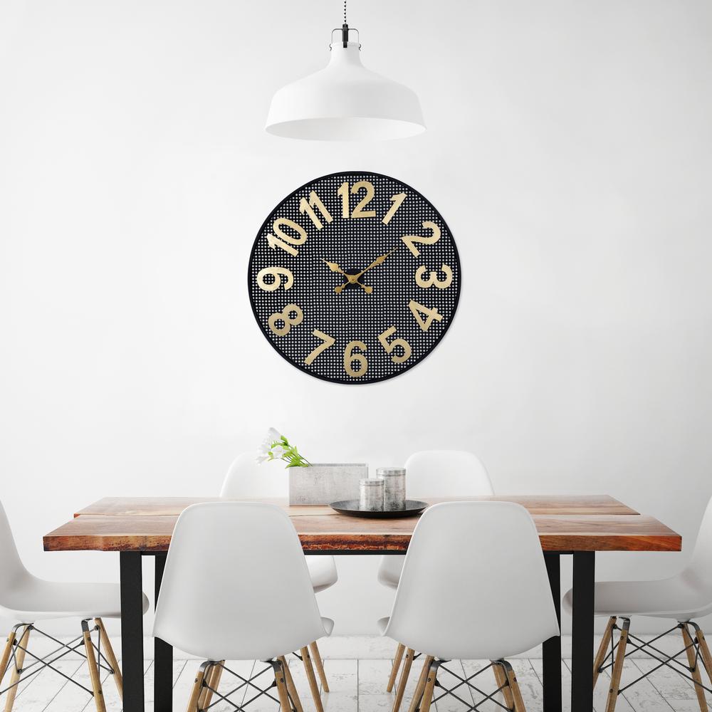 Stratton Home Decor - Modern 31.5" Rowan Wall Clock