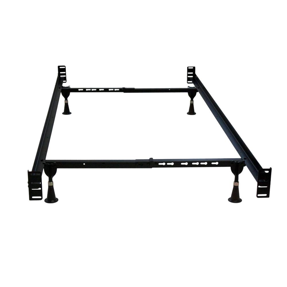 Image of Headboard & Footboard Bed Frame Twin/Full With 4 Glides