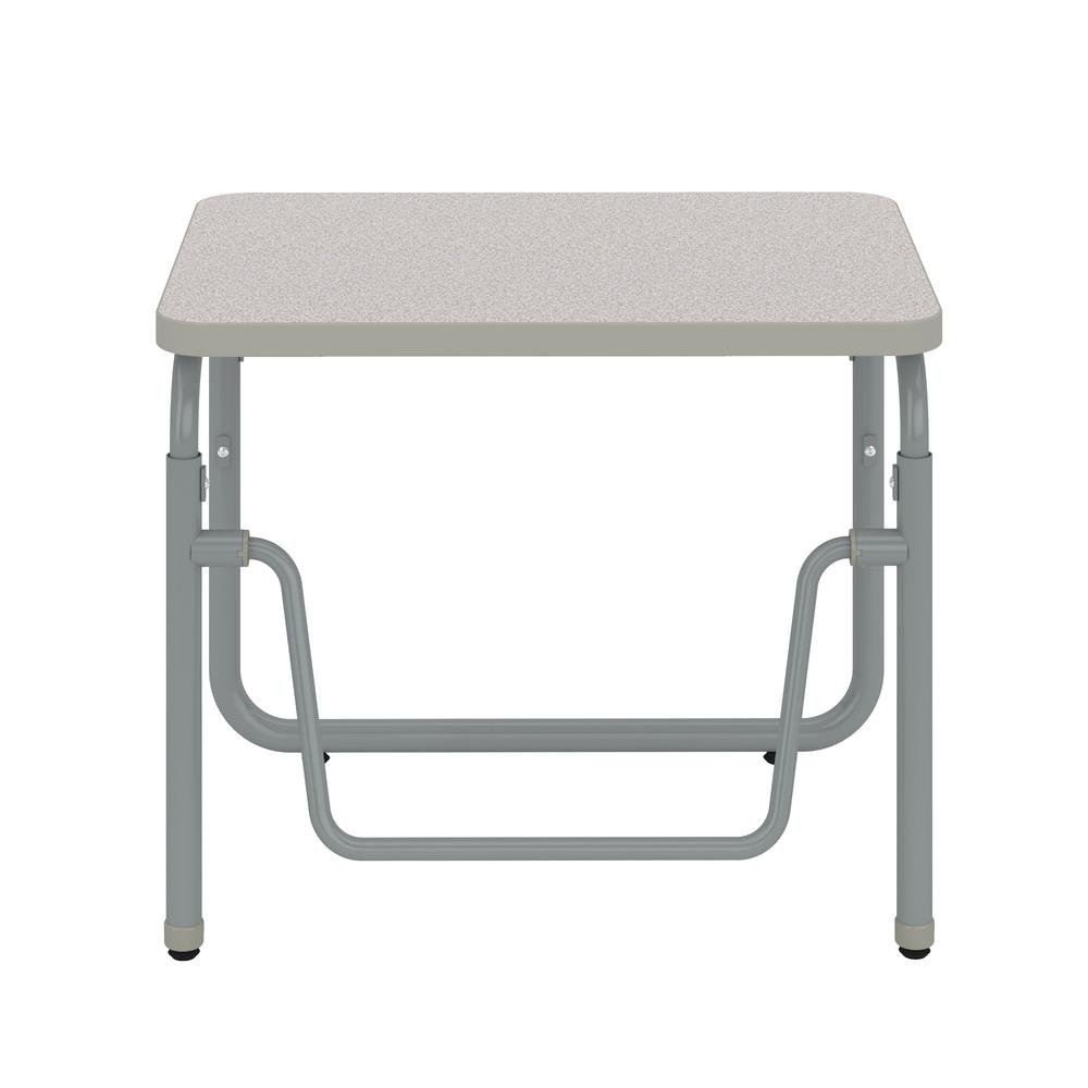 Image of AlphabetterÂź 2.0 Height â Adjustable Student Desk With Pendulum Bar 22â-30â - Pebblegray