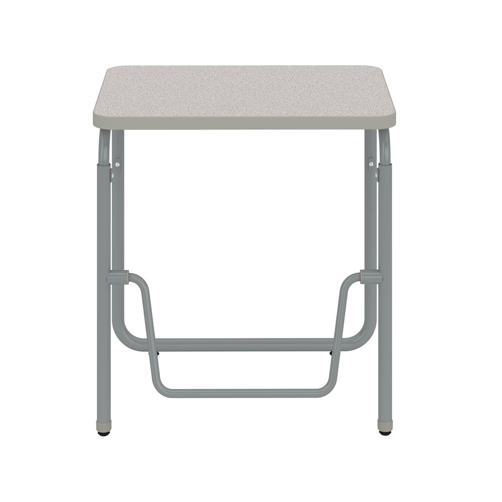 Image of AlphabetterÂź 2.0 Height â Adjustable Student Desk With Pendulum Bar 29â-43â - Gray