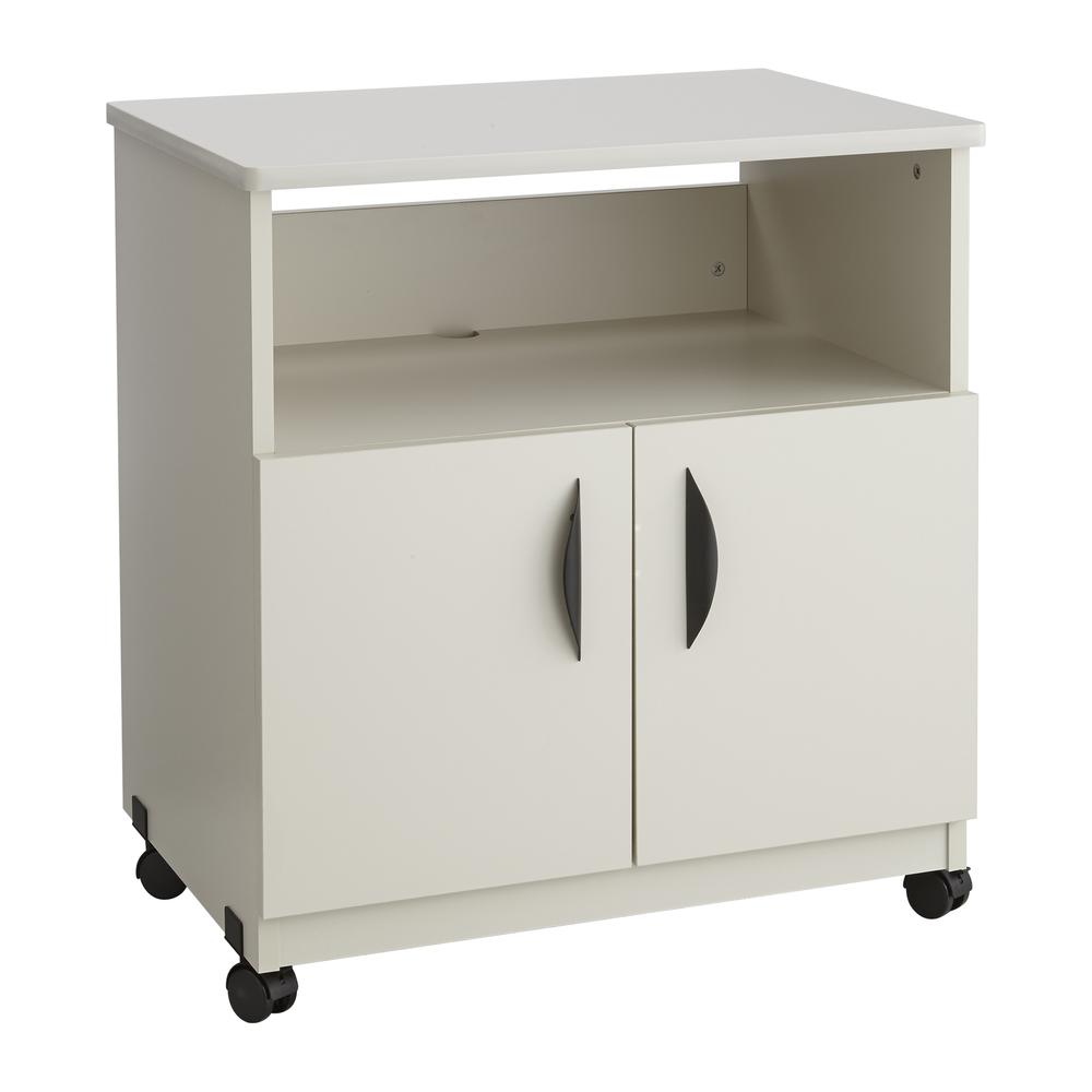 1850GR Audio Cabinet - 200 lb Load Capacity - 30.5" H x 28.1" W x 19.8" D - Gray