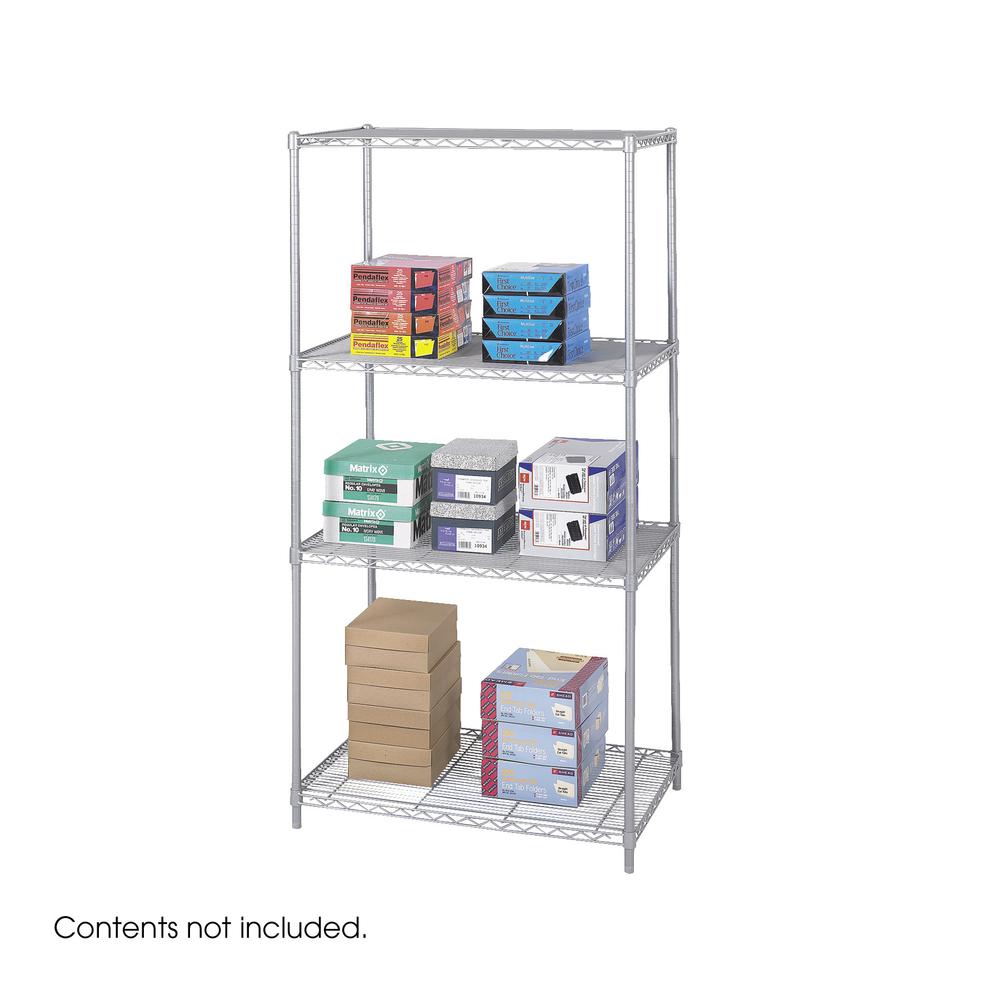 5288BL Wire Shelving - 36.0" x 24.0" x 72.0" - Steel - 4 x Shelf(ves)