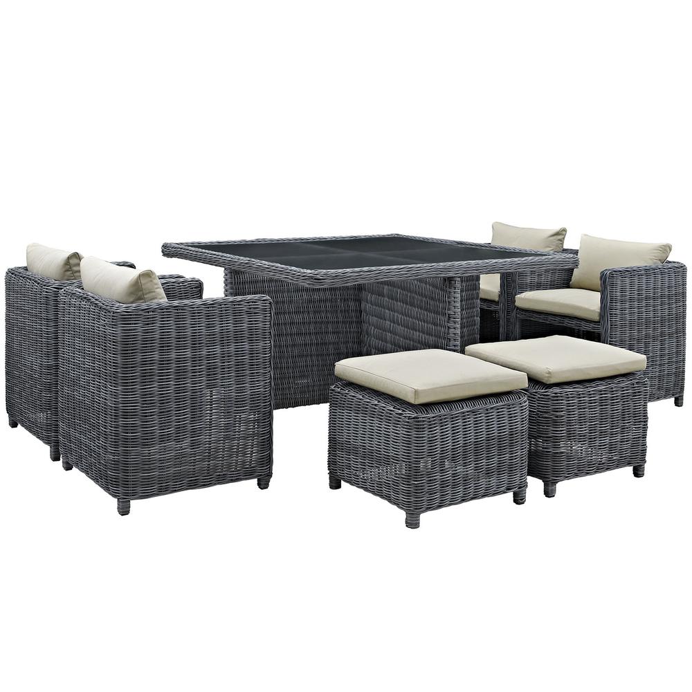 9-Piece-Sunbrella-Dining-Set - Summon