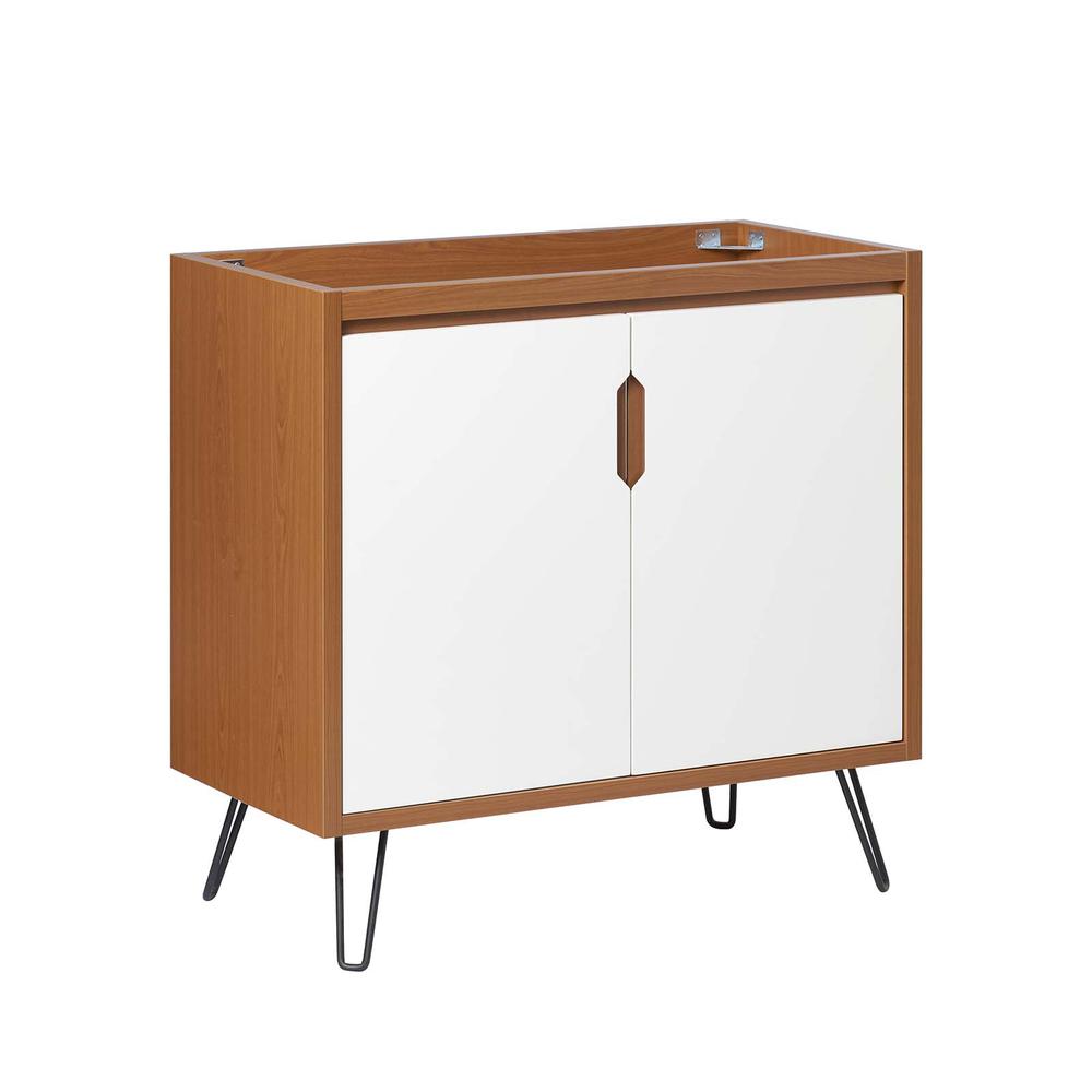 Image of Energize 36" Bathroom Vanity Cabinet, Cherry White