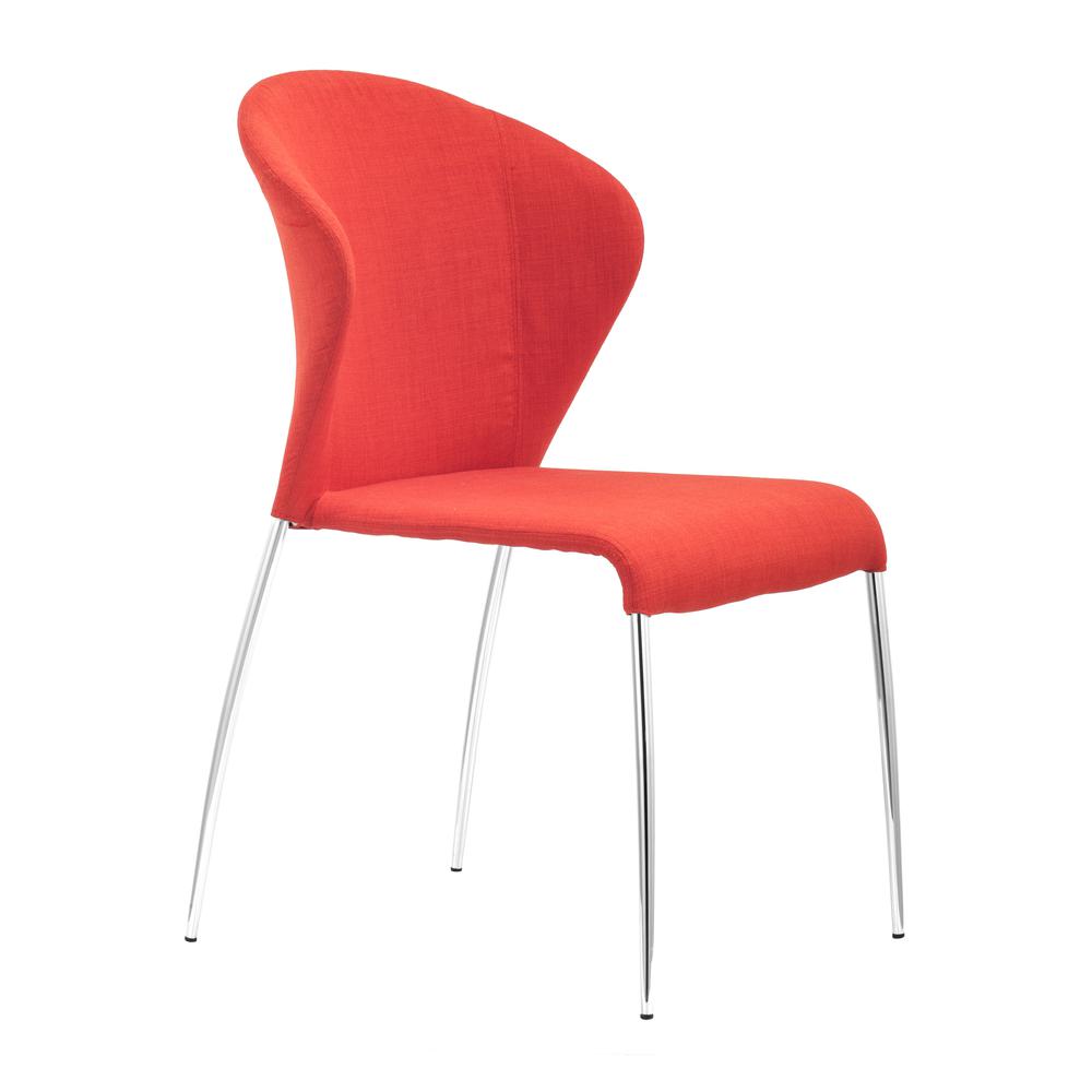 Oulu Dining Chair (Set of 4) Tangerine