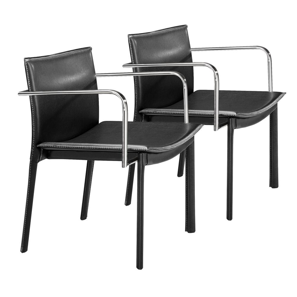 Gekko Conference Chair (Set of 2) Black