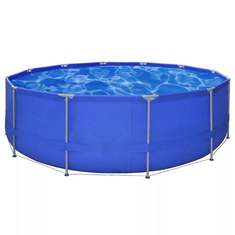 This is the image of Above Ground Swimming Pool - Steel Frame - Round - 15' x 4' - 0529