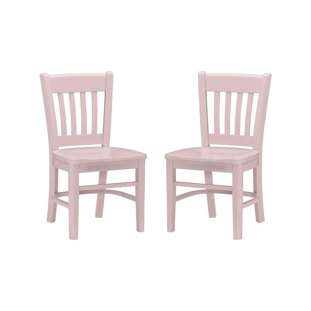 This is the image of Rudra Kids Chair - Pink (Set of 2)
