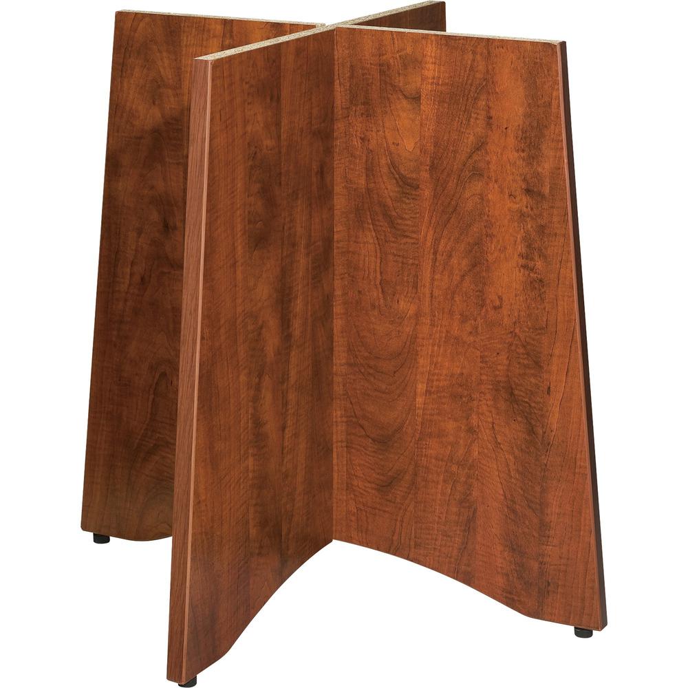 Lorell Table Base - 24" x 48" x 29" - Cherry Laminate Finish