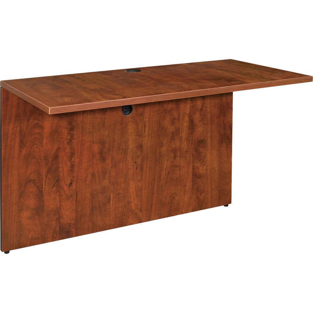 Lorell Essentials Bridge - 47.3" x 23.6" x 1" x 29.5" - Cherry Laminate Finish