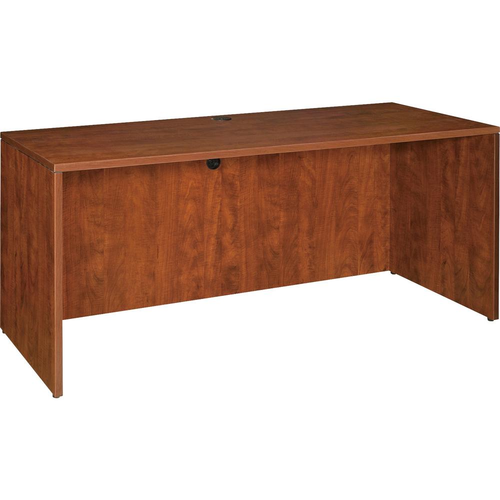 Lorell Credenza Shell - 59" x 23.6" x 29.5" - Cherry Laminate Finish