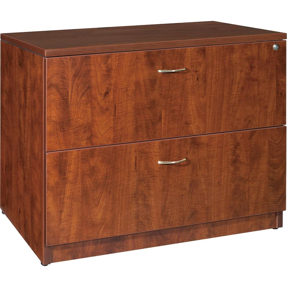 Lorell Lateral File - 35.5" x 22" x 29.5" - Cherry Laminate
