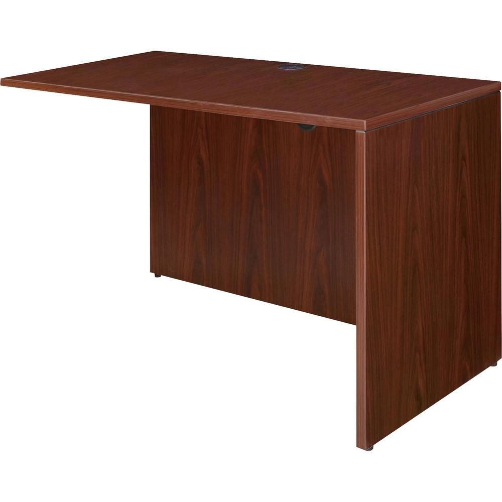 Lorell Return Shell - 35.6" x 23.6" x 1" x 29.5" - Laminate, Mahogany