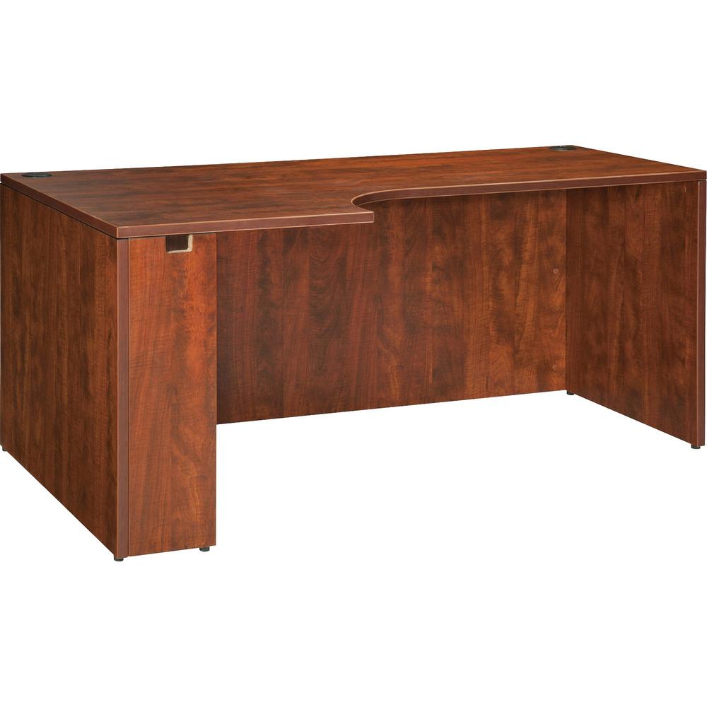 Lorell Essentials Left Credenza - 70.9" x 35.4" x 29.5" - Cherry Laminate Finish