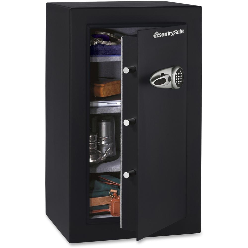 Sentry Safe Executive Security Safe - 6.10 ft³ - Electronic Lock - Overall Size 37.7" x 21.7" x 19.8" - Black - Steel