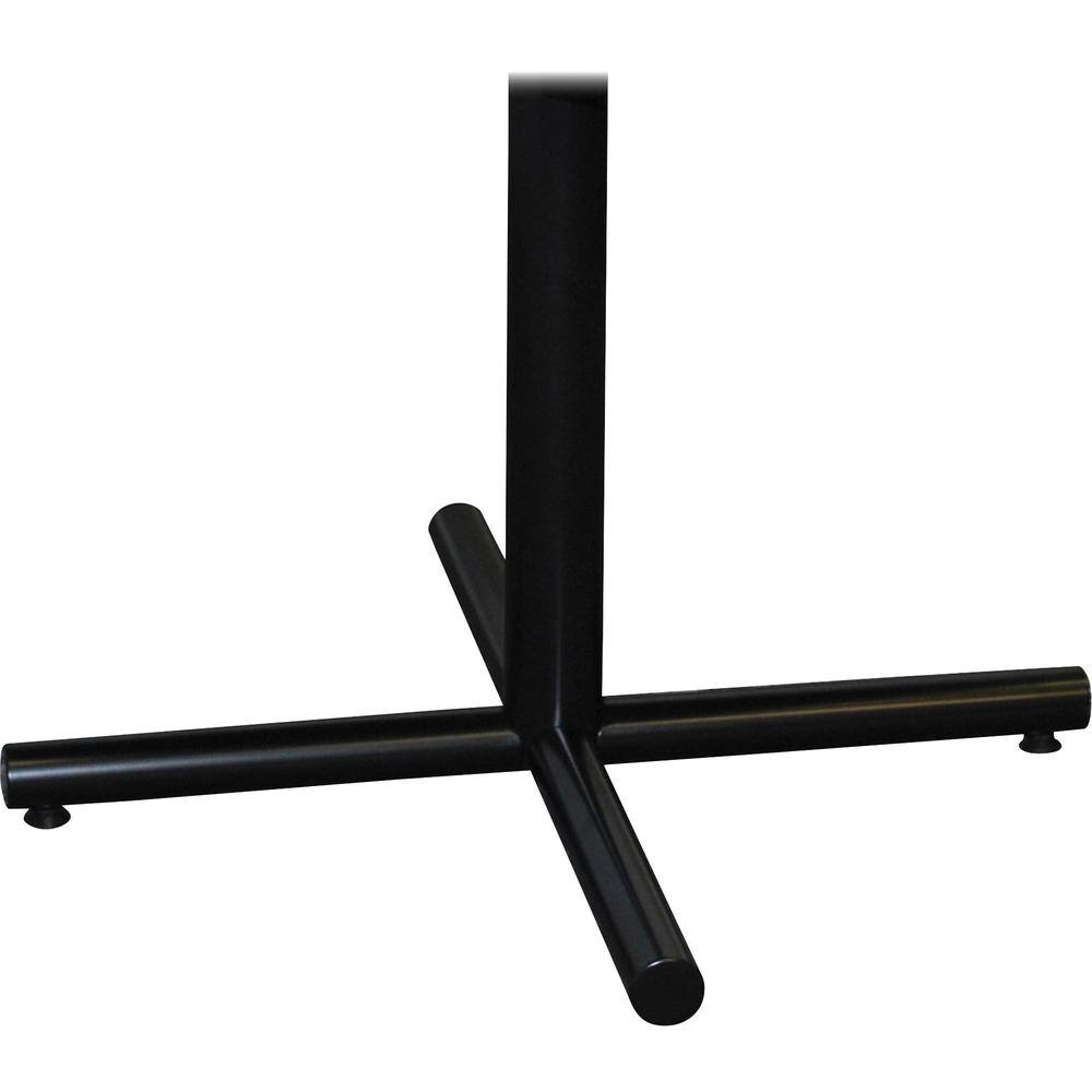 Lorell Training Table Base - Black X-shaped Base - 27.50" H x 42" W x 42" D - Assembly Required