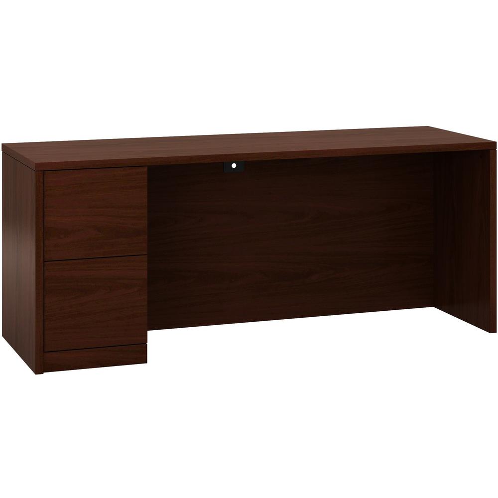 HON 10500 Pedestal Credenza - 72" x 24" x 29.5" - Mahogany Finish