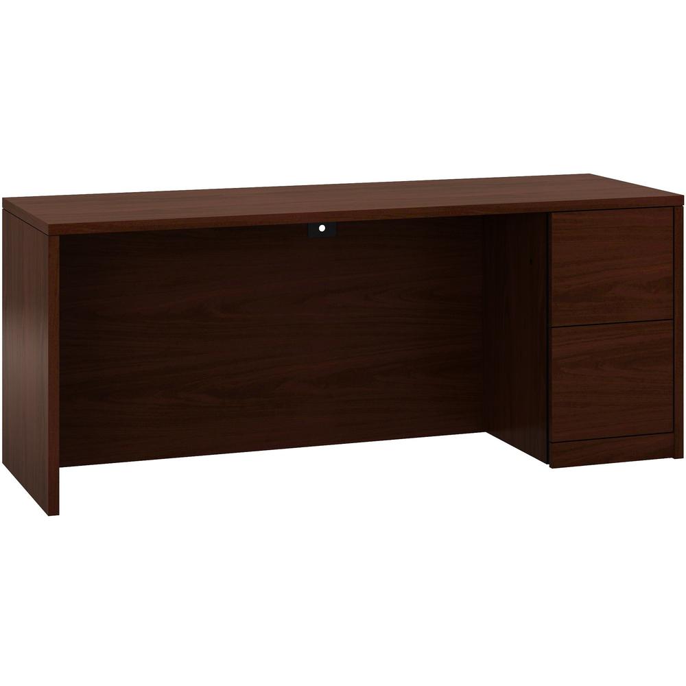 HON 10500 Pedestal Credenza - 72" x 24" x 29.5" - Mahogany Finish