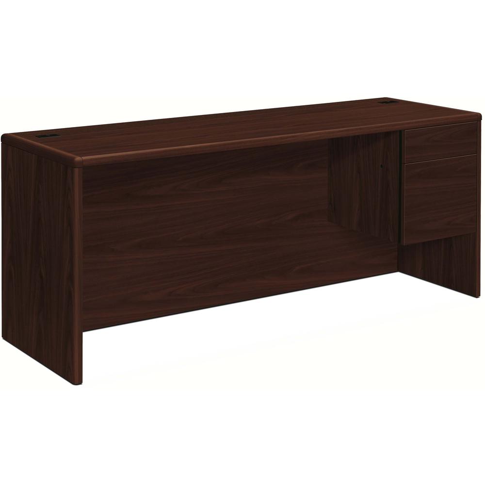 HON 10700 H10745R Pedestal Credenza - 72" x 24" x 29.5" - Right Side