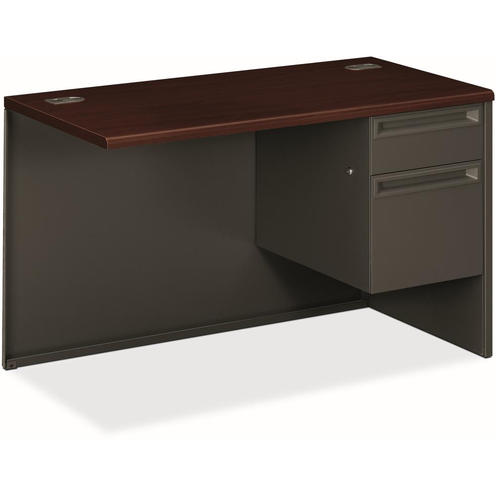HON 38000 H38215R Return - 48" x 24" x 29.5" - 2 x Box, File Drawer(s) - Charcoal Finish