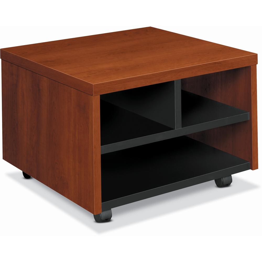 Image of Hon H105679 Printer Cart - Metal - 20" Width X 21.5" Depth X 14.1" Height - Cognac