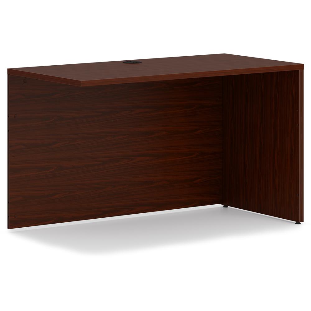 This is the image of HON Mod HLPLRS4824 Return Shell - 48" x 24" x 29" - Traditional Mahogany Finish