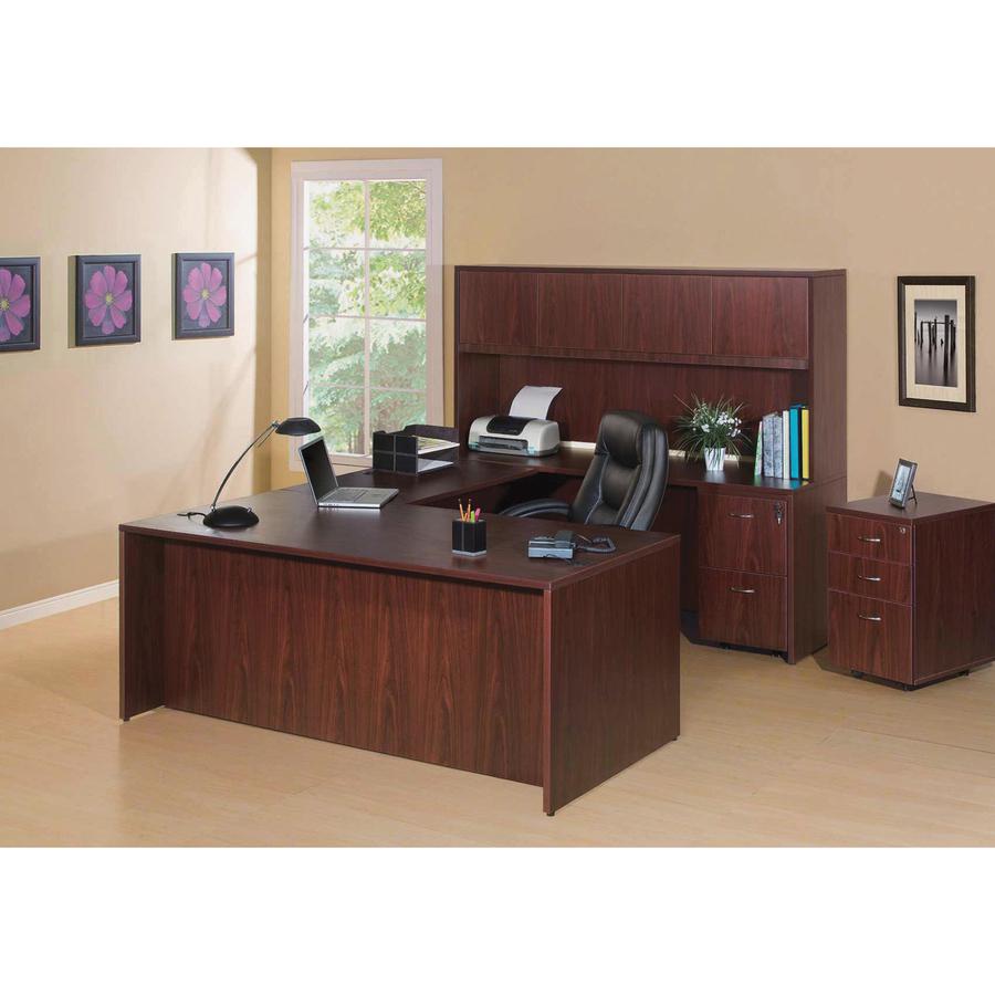 Lorell Essentials Bridge - 41.6" x 23.6" x 1" x 29.5" - Laminate Finish