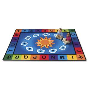 Carpets for Kids Sunny Day Learn/Play Rectangle Rug - 11.67 ft Length x 100" Width