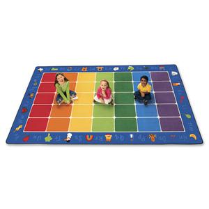 Carpets for Kids Fun With Phonics Rectangle Rug - 12 ft x 90" - Rectangle
