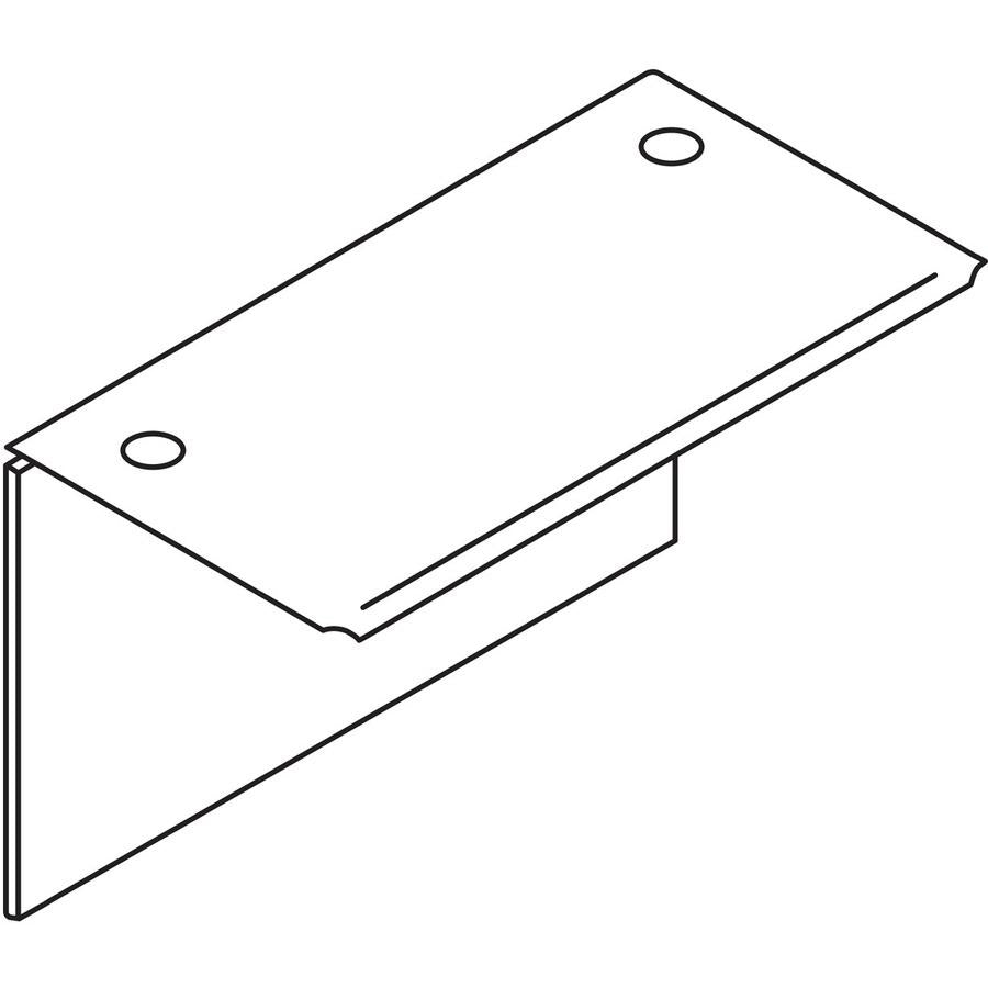 HON 10700 H10770 Bridge - 47" x 24" x 29.5" - Mahogany Finish