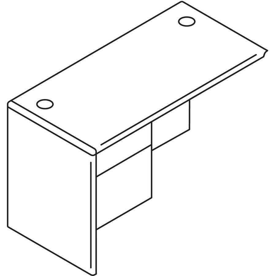 HON 10700 H10716L Return - 48" x 24" x 29.5" - 2 x Box, File Drawer(s)