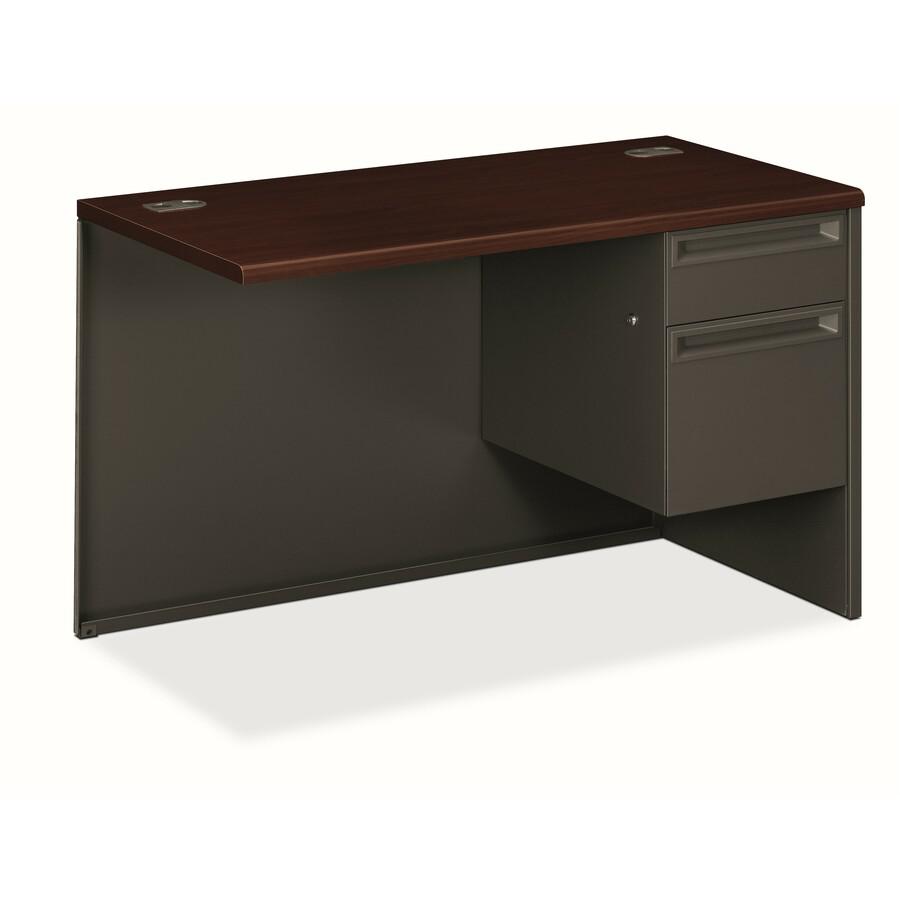 HON 38000 H38215R Return - 48" x 24" x 29.5" - 2 x Box, File Drawer(s) - Charcoal Finish