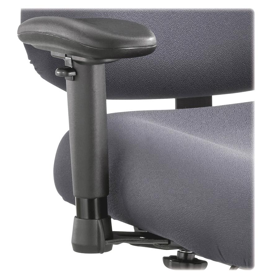 Safco Optimus Big & Tall Chair Arm Kit - Black Nylon - 2 Pairs
