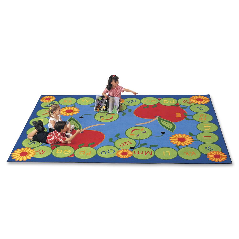 Carpets for Kids ABC Rectangle Rug - 70" x 53" - Caterpillar