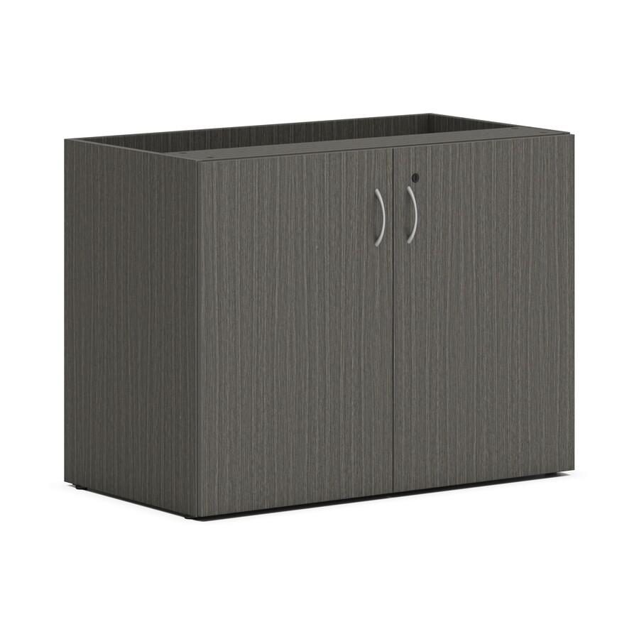 HON Mod HLPLSC3620 Storage Cabinet - 36" x 20" x 29" - Slate Teak Finish