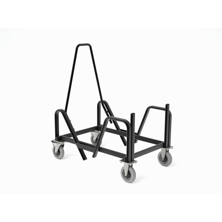 HON Motivate Chair Cart - Steel, Black - For 40 Devices