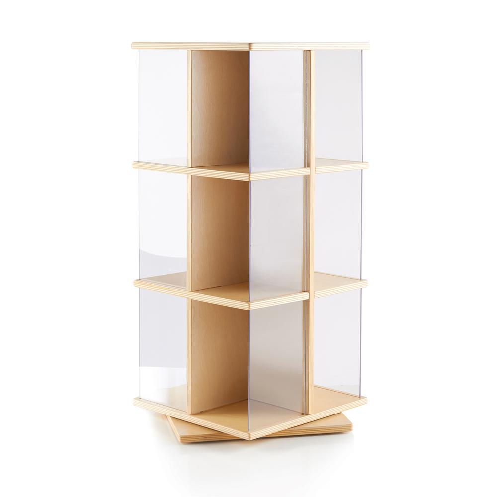 This is the image of 3-Tier Rotating Book Display