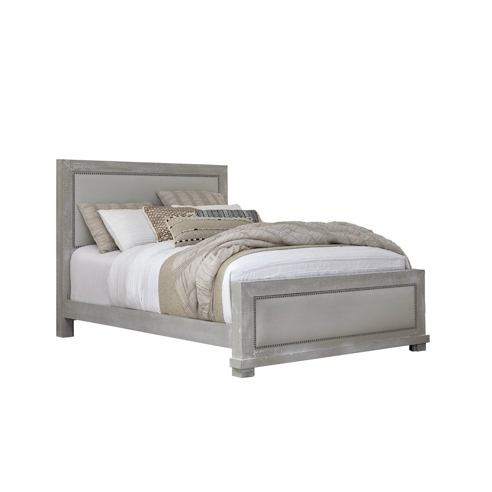 Image of Queen Complete Upholstered Bed